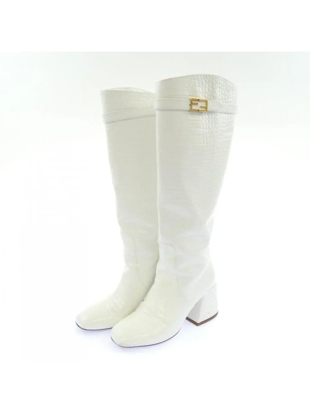 Fendi Long Boots White